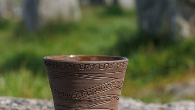 Miniature replica of Neolithic Pottery by Bog Born Crafts