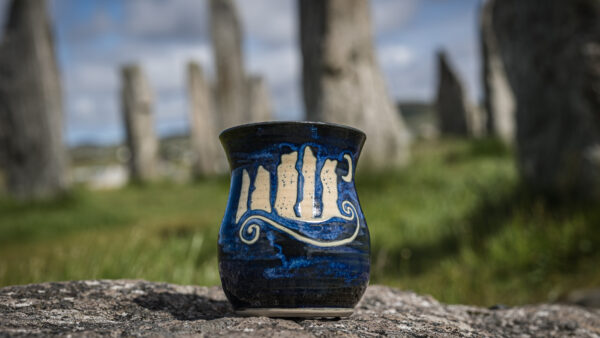 Blue Calanais Mug created by Bog Born Crafts